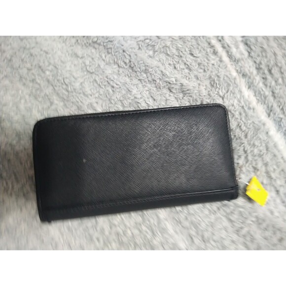 Guess Logo Zip Wallet Black Large - Picture 3 of 8